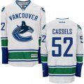 Vancouver Canucks #52 Cole Cassels Authentic White Away NHL Jersey