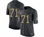 Los Angeles Rams #71 Bobby Evans Limited Black 2016 Salute to Service Football Jersey