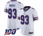 Buffalo Bills #93 Trent Murphy White Vapor Untouchable Limited Player 100th Season Football Jersey