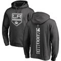 Los Angeles Kings #14 Mike Cammalleri Charcoal One Color Backer Pullover Hoodie