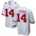 San Francisco 49ers Retired Player #14 Y. A. Tittle Nike White Vapor Limited Player Jersey