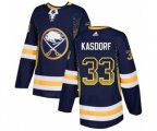Adidas Buffalo Sabres #33 Jason Kasdorf Authentic Navy Blue Drift Fashion NHL Jersey