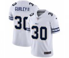 Los Angeles Rams #30 Todd Gurley White Team Logo Cool Edition Jersey