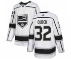 Los Angeles Kings #32 Jonathan Quick White Road Stitched Hockey Jersey