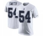 Dallas Cowboys #54 Jaylon Smith White Rush Pride Name & Number T-Shirt