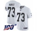Oakland Raiders #73 Maurice Hurst White Vapor Untouchable Limited Player 100th Season Football Jersey