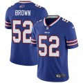 Buffalo Bills #52 Preston Brown Royal Blue Team Color Vapor Untouchable Limited Player NFL Jersey