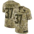 Tennessee Titans #37 Johnathan Cyprien Limited Camo 2018 Salute to Service NFL Jersey