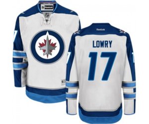Winnipeg Jets #17 Adam Lowry Authentic White Away NHL Jersey