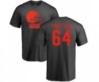 Cleveland Browns #64 JC Tretter Ash One Color T-Shirt