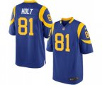 Los Angeles Rams #81 Torry Holt Game Royal Blue Alternate Football Jersey