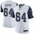 Dallas Cowboys #64 Jonathan Cooper Limited White Rush Vapor Untouchable NFL Jersey