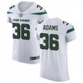 New York Jets #36 Josh Adams Nike White Limited Jersey