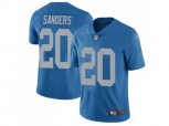 Detroit Lions #20 Barry Sanders Blue Throwback Stitched NFL Limited Jersey