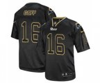 Los Angeles Rams #16 Jared Goff Elite Lights Out Black Football Jersey