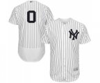 New York Yankees #0 Adam Ottavino White Home Flex Base Authentic Collection Baseball Jersey