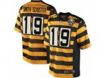 Pittsburgh Steelers #19 JuJu Smith-Schuster Limited Yellow Black Alternate 80TH Anniversary Throwback NFL Jersey