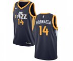 Utah Jazz #14 Jeff Hornacek Swingman Navy Blue Road NBA Jersey - Icon Edition