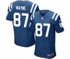 Indianapolis Colts #87 Reggie Wayne Elite Royal Blue Team Color Football Jersey