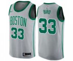 Boston Celtics #33 Larry Bird Swingman Gray NBA Jersey - City Edition