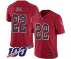Atlanta Falcons #22 Keanu Neal Limited Red Rush Vapor Untouchable 100th Season Football Jersey