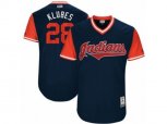 Cleveland Indians #28 Corey Kluber Klubes Authentic Navy Blue 2017 Players Weekend MLB Jersey