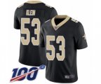 New Orleans Saints #53 A.J. Klein Black Team Color Vapor Untouchable Limited Player 100th Season Football Jersey
