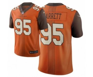 Cleveland Browns #95 Myles Garrett Brown Vapor Limited City Edition Jersey