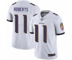 Baltimore Ravens #11 Seth Roberts White Vapor Untouchable Limited Player Football Jersey