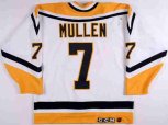 Reebok Pittsburgh Penguins #7 Joe Mullen White NHL Jersey