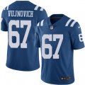 Indianapolis Colts #67 Jeremy Vujnovich Elite Royal Blue Rush Vapor Untouchable NFL Jersey