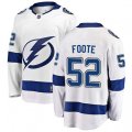 Tampa Bay Lightning #52 Callan Foote Fanatics Branded White Away Breakaway NHL Jersey