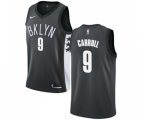 Brooklyn Nets #9 DeMarre Carroll Authentic Gray Basketball Jersey Statement Edition