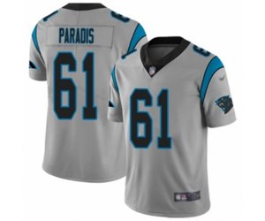 Carolina Panthers #61 Matt Paradis Silver Inverted Legend Limited Football Jersey