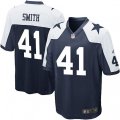 Dallas Cowboys #41 Keith Smith Game Navy Blue Throwback Alternate NFL Jersey