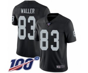 Oakland Raiders #83 Darren Waller Black Team Color Vapor Untouchable Limited Player 100th Season Football Jersey