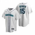 Nike Seattle Mariners #15 Kyle Seager White Home Stitched Baseball Jersey