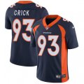Denver Broncos #93 Jared Crick Navy Blue Alternate Vapor Untouchable Limited Player NFL Jersey