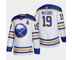Buffalo Sabres #19 Jake Mccabe 2020-21 Away Authentic Player Stitched Hockey Jersey White