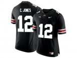 2016 Ohio State Buckeyes C.Jones #12 College Football Limited Jersey - Black