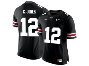 2016 Ohio State Buckeyes C.Jones #12 College Football Limited Jersey - Black
