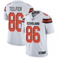 Cleveland Browns #86 Randall Telfer White Vapor Untouchable Limited Player NFL Jersey