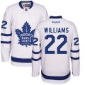 Toronto Maple Leafs #22 Tiger Williams Authentic White Away NHL Jersey