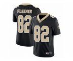 New Orleans Saints #82 Coby Fleener Vapor Untouchable Limited Black Team Color NFL Jersey