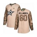 Dallas Stars #60 Ty Dellandrea Authentic Camo Veterans Day Practice NHL Jersey