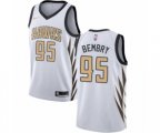 Atlanta Hawks #95 DeAndre' Bembry Swingman White NBA Jersey - City Edition