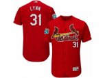 St. Louis Cardinals #31 Lance Lynn Red Flexbase Authentic Collection MLB Jersey