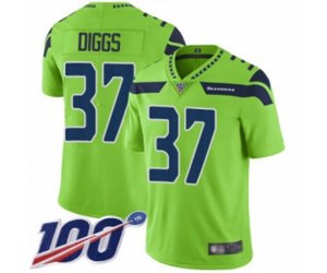 Seattle Seahawks #37 Quandre Diggs Limited Green Rush Vapor Untouchable 100th Season Football Jersey