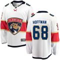 Florida Panthers #68 Mike Hoffman Authentic White Away Fanatics Branded Breakaway NHL Jersey