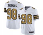 New Orleans Saints #98 Sheldon Rankins Limited White Rush Vapor Untouchable Football Jersey